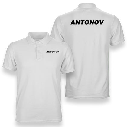 Antonov & Text Designed Double Side Polo T-Shirts