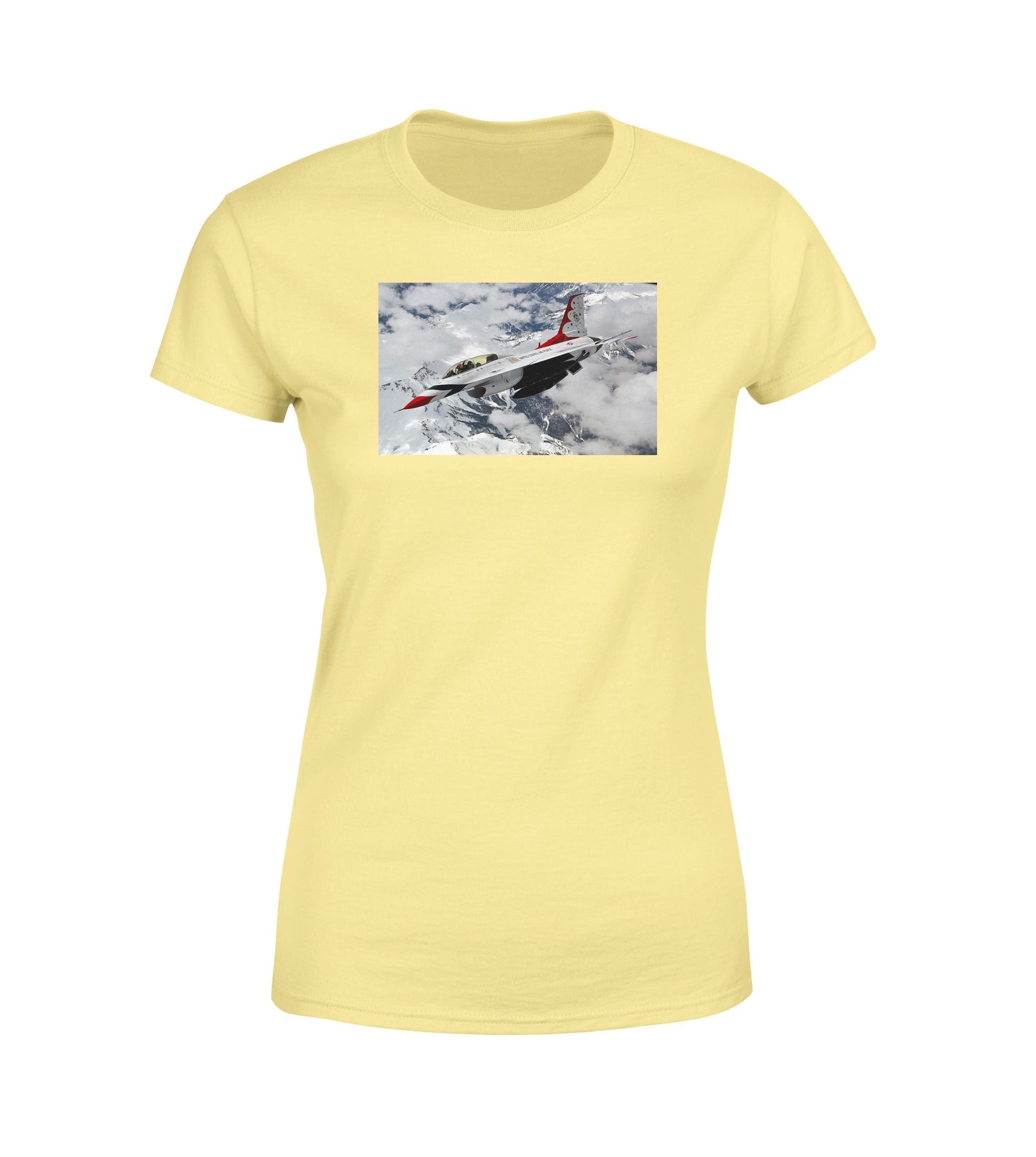US Air Force Show Fighting Falcon F16 Designed Women T-Shirts