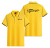 Special Cessna Text Designed Stylish Polo T-Shirts (Double-Side)