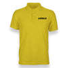 Airbus & Text Designed "WOMEN" Polo T-Shirts
