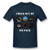 Awesome Aviation 6 Pack Instrument For Pilots T Shirt.