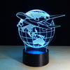 Colour Changing 3D Airplane Shape Led Table Lamps