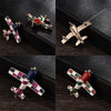 Colourful Propeller Shaped Brooches