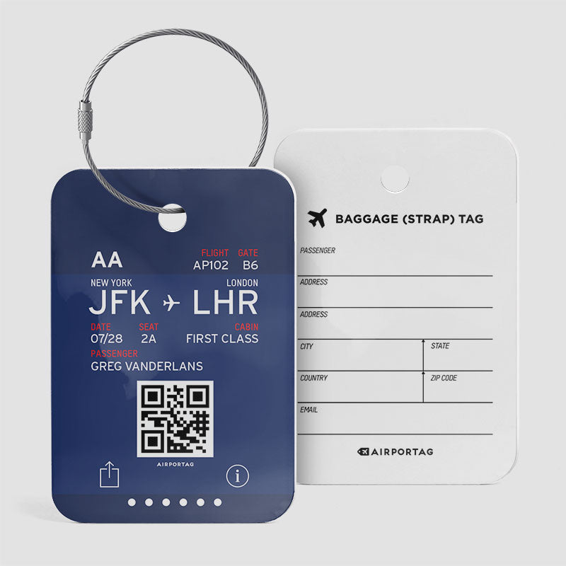 Digital Boarding Pass - Luggage Tag