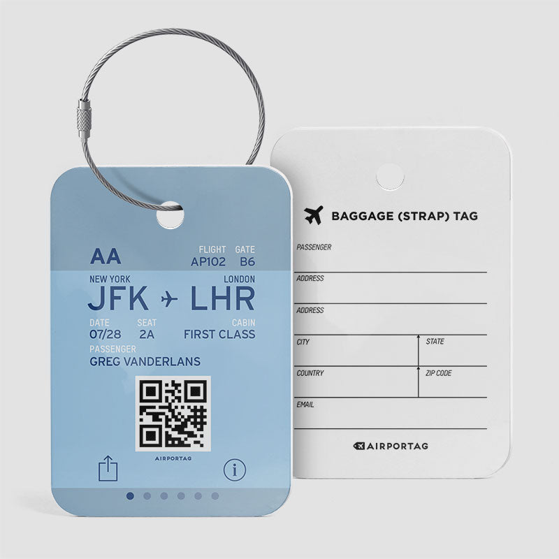 Digital Boarding Pass - Luggage Tag