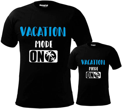 Family-Dad Daughter-(Pack of 2) Vacation Mode On Unisex - Aviationkart