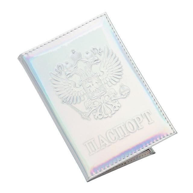 Fashion Laser Russia Passport Covers Holder