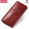 KAVIS Genuine Leather Women Clutch Wallet