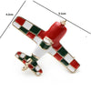 Single Engine Airplane Shaped Brooches